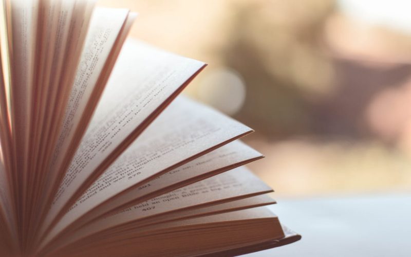 La autora MSc. Leonor Poletti de Núñez, respaldada por material académico y libros de referencia